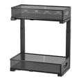 thumbnail image 2 of Blanca under - sink organizer: pull - out gabinete organizer con adjustable height, 2 - tier design y sliding cajones, ideal para para kitchen y bathroom almacenamiento, 2 of 6
