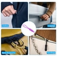 thumbnail image 6 of Uxcell Replacement Zipper Pull Cord, 40Pcs Nylon Zipper Puller Slider, Light Purple, 6 of 6