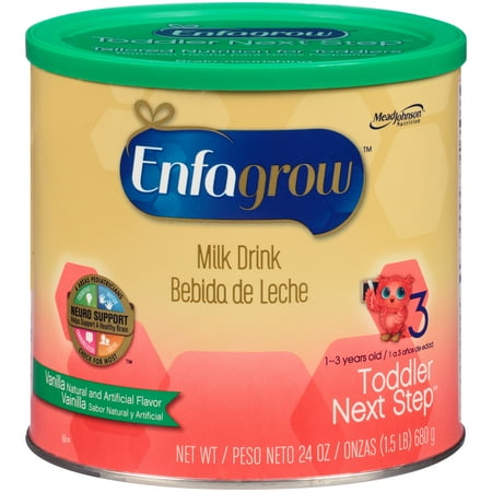 Enfagrow Toddler Next Step Vanilla Milk Drink, Powder, 24 Ounce Can