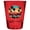 Red, variant on Los Angeles California Design C Souvenir Full Color 2 oz Round Shot Glass Red