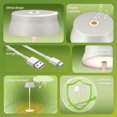 thumbnail image 2 of Lámpara Philips 2PK, portátil, recargable, LED, regulable al tacto, 2 of 8