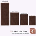 thumbnail image 5 of Evlmd Bathroom Rugs, Chenille Bath Rug, Soft Short Plush Bath Mat, Soft Shower Mat Water Absorbent Shower Mat, Quick Dry Machine Washable(Coffee, 24" x 36"), 5 of 6