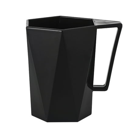 

Naturegr Convenient Mouthwash Cup Unbreakable Geometric Shape Compact Handle Mouthwash Couple Cup for Bathroom