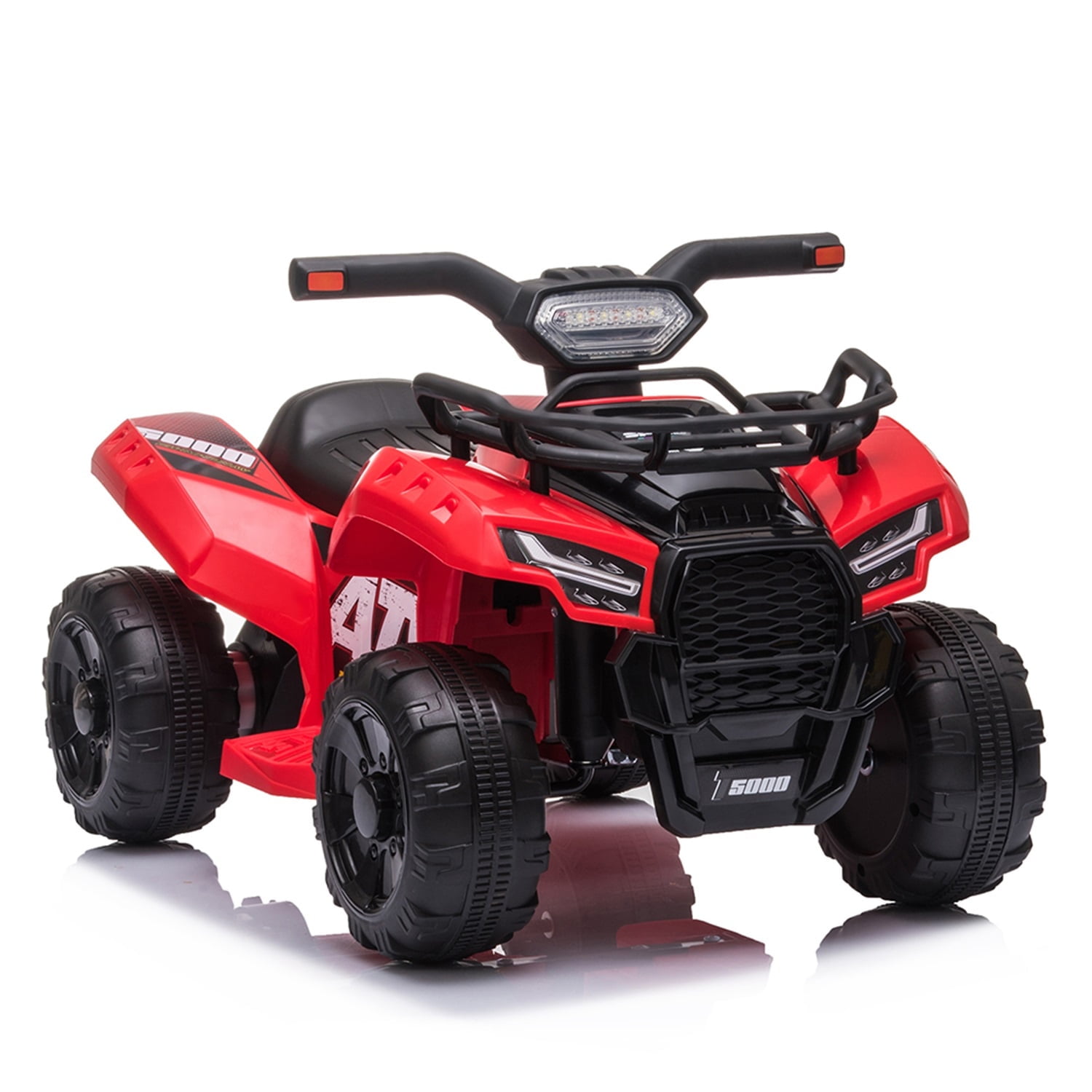 CIPACHO 6V Kids Ride on ATV, Battery Powered Electric Quad with LED Lights, Red CIPACHO 6V Kids Ride on ATV, Battery Powered Electric Quad with LED Lights, Red