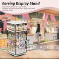 thumbnail image 4 of Sfugno 360 Rotating Earring Display Stands for Selling, Earring Rack Display Holder Stand,Jewelry Display for Vendors Selling Earring Cards,White, 4 of 8