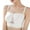 White, variant on Front Closure Convertible Bras for Women Plus Size Posture Seamless No Underwire Mesh Bra Compression Large Bust Full Coverage Bralettes Black XXL