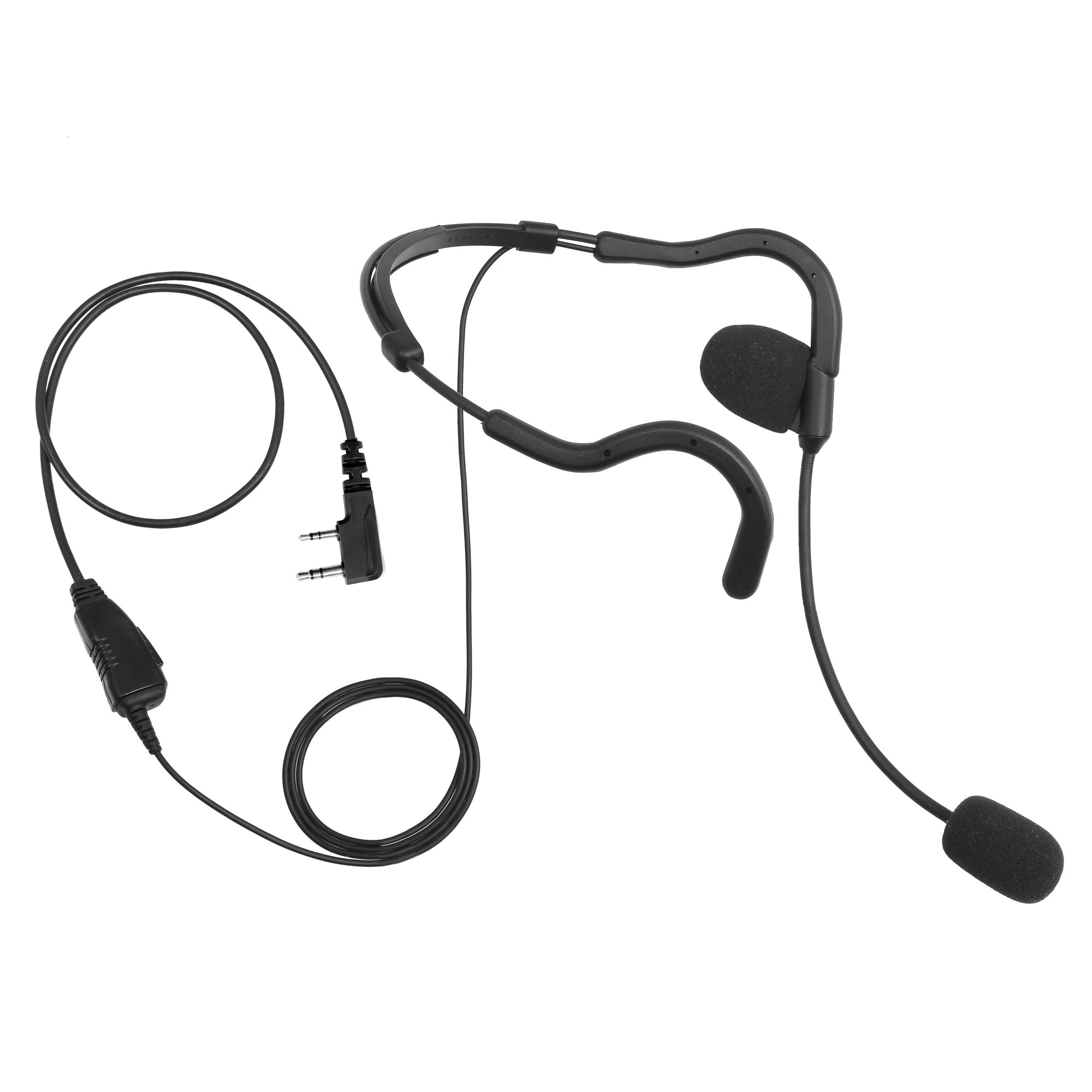 Audio Pro-grade 2-Way Radio Earpiece PTT for Wouxun KG-D900 KG-UVD1P KG-UVA1