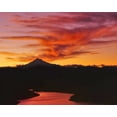 thumbnail image 2 of Terrill, Steve 14x12 Gold Ornate Wood Framed with Double Matting Museum Art Print Titled - OR, Jefferson Co, Lake Billy Chinook at sunset, 2 of 4