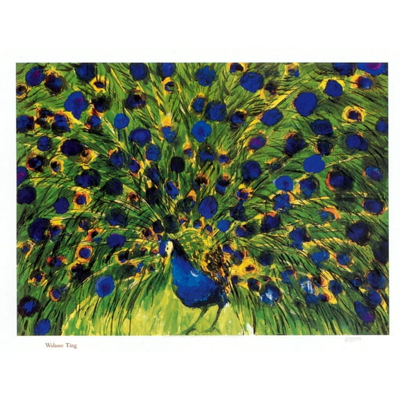 WALASSE TING Peacock, 1985