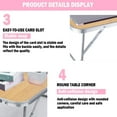 thumbnail image 6 of Portable Folding Table - Small Outdoor Folding Table, Suitable for Travel, Camping, Beach, Barbecue, Picnic, Party, Patio, 6 of 13