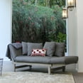 thumbnail image 2 of Westlake Solid Wood Outdoor Convertible Sofa Daybed, Gray Cushion, 2 of 7