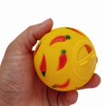 thumbnail image 4 of Bulk Pack 100pcs Green 7.5cm Diameter Lightweight 51g Durable PVC Slow Feeder Snack Ball Chew Toy for Small Animals Guinea Pigs Rabbits, Ideal for European & North American Markets, Portable Play &, 4 of 6
