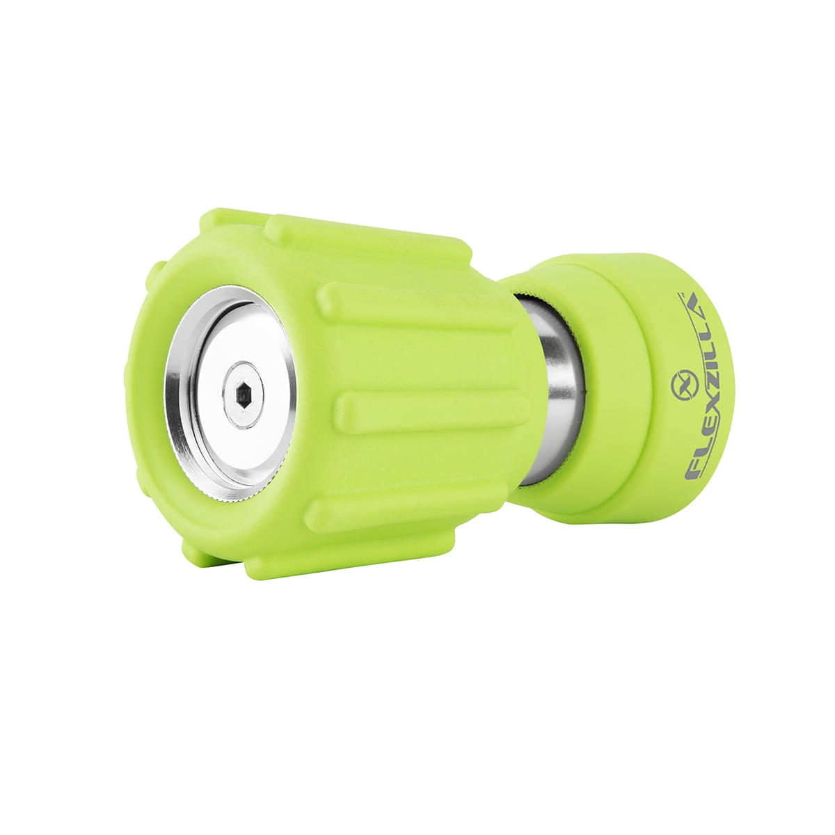 Flexzilla Garden Hose Nozzle - Heavy Duty Twist Action, Metal Construction, ZillaGreen