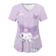 thumbnail image 4 of Sanrio Kuromi-Camiseta con estampado de Hello Kitty para mujer, camisa con bolsillo y cuello en V, uniforme de enfermera con estampado HD de dibujos animados, Y2k, novedad de verano, 4 of 7