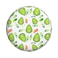 thumbnail image 2 of Easygdp Kawaii Avocado Wheel Sun Guard, Spare Tire Cover,Universal Trailer Suv Truck Camper Travel,Easy To Install And Remove -16 Inch, 2 of 9