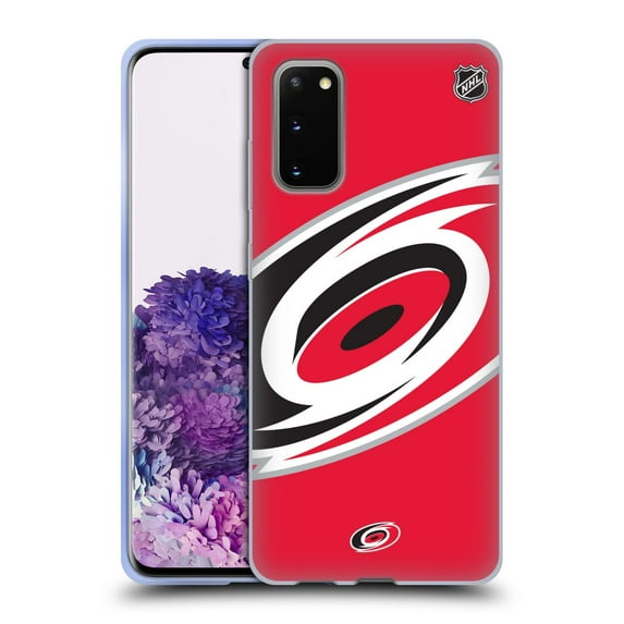 Head Case Designs Officially Licensed NHL Carolina Hurricanes Oversized Soft Gel Case Compatible with Samsung Galaxy S20 / S20 5G