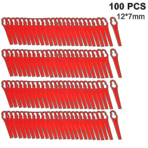100 cuchillas para cortacésped, cuchillas para cortacésped inalámbricas