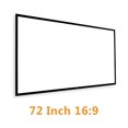 thumbnail image 1 of Abody 72 Inch Projector Screen 16:9 HD Foldable Portable Projection Screen -Crease Rear Front Projection Movies Screen for Home Theater Outdoor Indoor Movies, 1 of 7