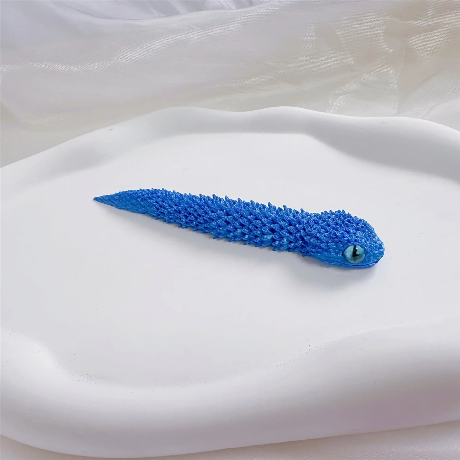 13cm 3D Printed Mini Snake Movable Joint Figurines Simulation Snake Office Desktop Ornament Christmas New Year Gifts Crafts Gift