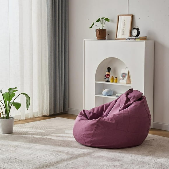 Bean Bag Chair Cover, Sofa Cover Washable Lazy Beanbag Chair Cover Perfect for Reading and Relaxing - Cover Only