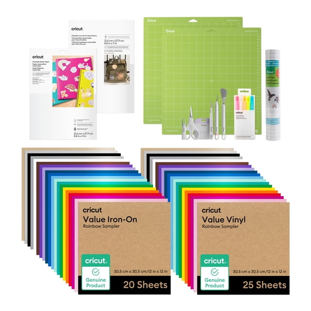 Kit todo en uno de materiales y accesorios Cricut