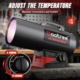 thumbnail image 2 of 60,000 BTU Forced Air Propane Heater, 10 ft Hose with Regulator Included,Portable Space Heater for Garage, Adjustable Liquid Propane for Shop, Jobsite, Construction Sites, 2 of 7