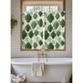thumbnail image 4 of Sage Green Geometric Moroccan Living Room Curtains 2 Panel, Abstract Art Ombre Modern Cafe Window Treatment, Farmhouse Bedroom Bathroom Kitchen Curtains Drapes 104"x54", 4 of 6