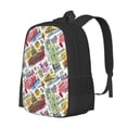 thumbnail image 1 of Balery America Landmarks1 Mochila para hombre y mujer - Tela Oxford 600D resistente - Gran capacidad, resistente al agua, ideal para la escuela, viajes y senderismo, 1 of 6
