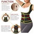thumbnail image 4 of Workout Waist Trainer for Women with Straps Underbust Tummy Control Waist Cincher Sauna Weight Loss Vest, 4 of 5
