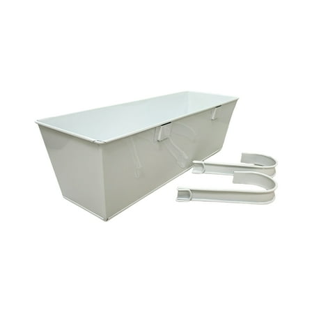 lixuesong Large Hanging Flower Pots for Balcony or Deck Railing Indoor Planter Box for Flowers Countryside Styles Plant Holder