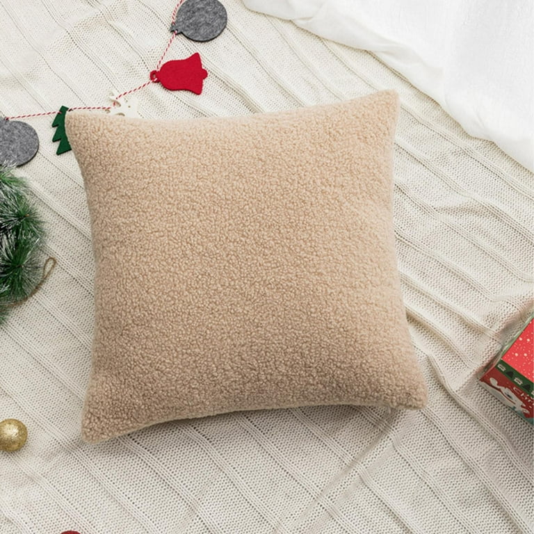 Walmart week Clearance Sale Christmas Pillow Christmas Throw Pillows Red And White Christmas Decorations Cute Plush Pillow Christmas Decorative Pillow For Couch Cushion 1pc Excluding Core Walmart