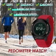 thumbnail image 2 of Findtime Military Watches for Men Digital Tactical Sports Compass Pedometer Calorie Step Counter Watch Waterproof Stopwatch Pacer Running Watch Alarm Electronic Nylon Strap, 2 of 7