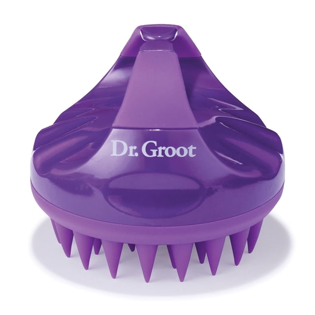 Dr. Groot Cepillo de limpieza del cuero cabelludo premium Masajeador del cuero cabelludo Depurador del cuero cabelludo con cerdas de silicona suave Cepillo para champú para el cabello para exfoliación