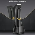 thumbnail image 4 of Men's Electric Body Hair Trimmer Kit - Fast-Cutting, Anti-Stuck Razor for Private Area & Underarm Grooming with 3ml Lubricating Oil, Rechargeable USB Charger, 2 Guide Combs, Cleaning Brush, Charging, 4 of 7