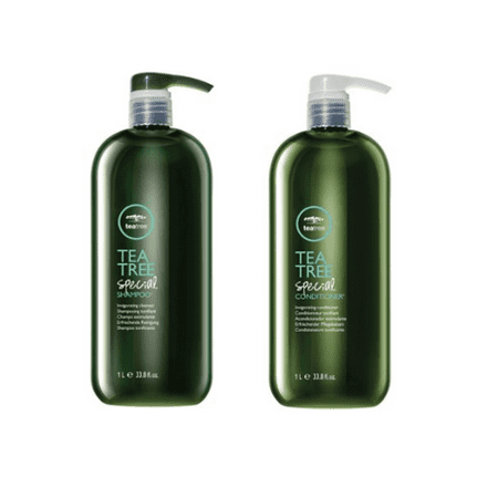 ($71 Value) Paul Mitchell Tea Tree Shampoo and Conditioner Set, Paraben-Free, Tea Tree, 33.8 fl oz