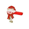 thumbnail image 2 of Decoración Navideña Dibujos Animados Papá Noel con Campanas Guantes para Manija de Puerta Manija de Habitación Cubierta Protectora para Evitar Colisiones, 2 of 6