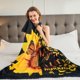 thumbnail image 2 of LHSHID Sunflower Butterfly Blanket Soft Warm Lightweight Cozy Plush Throw Blanket Bed Couch Sofa Office Decor Gifts for Women 30"x40", 2 of 7