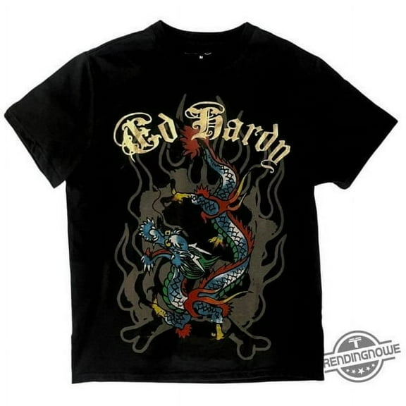 Ed Hardy Shirt Dragon T-Shirt All Size S to 3XL