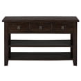 thumbnail image 2 of Jofran Table Console Kona Bosquet en Chocolat Rustique, 2 of 4