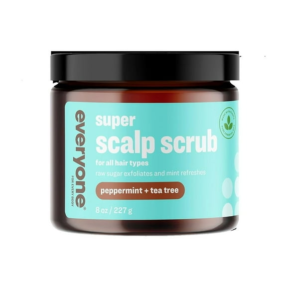Everyone Hair Care Super Scalp Scrub, Peppermint and Tea Tree, 8 Oz..