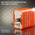 thumbnail image 3 of Motocicleta Flash Relé Señal De Giro Intermitente Moto De Alto Rendimiento Led Intermitente Relé De Señal De Giro Multiusos Frecuencia De Señal Ajustable Intermitente,12V Guardurnaity VI008859-02, 3 of 5