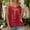 Red, variant on Womens Sequin Tank Top Sleeveless Red Sparkly Vest Glitter Tops Womens Tops Casual Womens Holiday Shirts
