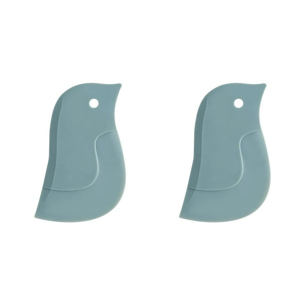 Toystoory Raspador para hornear Worallymy, herramienta de limpieza de platos para el hogar con forma de Animal , accesorio de limpieza de cocina Verde 2Conjunto