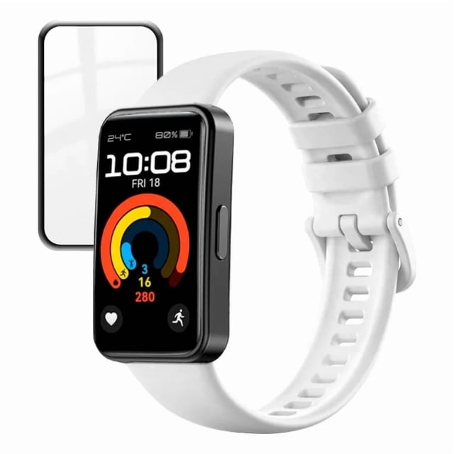 Correa de Silicona Premium Sport para Huawei Band 8,9,10 + Mica