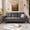 Dark grey, variant on Sofa, Jolifa 70 Inch Modern Sofa with Large Pocket and 3 Seats for Home | Office, Dark Gray