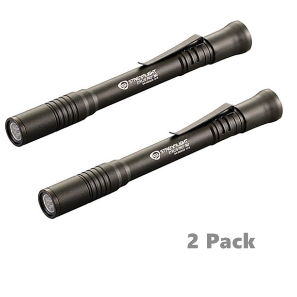 Streamlight White LED Pen Light Black Body Aluminum Casing Flashlights