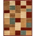 thumbnail image 2 of Well Woven Estella Red Geometric Boxes Pattern Area Rug 8x10 (7'10" x 9'10"), 2 of 7
