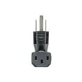thumbnail image 3 of Eaton Tripp Lite Series Down-Angled NEMA 5-15P to C13 Power Cord Adapter - 10A, 125V, Black - Power connector adapter - NEMA 5-15P to power IEC 60320 C13 down-angled - AC 125 V - 10 A - black - North America, 3 of 3