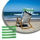 thumbnail image 1 of Tiras para toallas de silla de playa Pack de 5 | Bandas de cierre elásticas | Seguro toallas de baño, cojines | Colores variados: Rosa, Azul, Verde, Rojo, Negro | Tela duradera de 15,75 pulgadas, 1 of 8