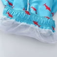 thumbnail image 6 of XADYUY Swimming Trunks for Boys 10-12 Quick Dry Beach Shorts Kids Cute Shark Graphic Little Boys Bathing Suit Summer Hawaiian Athletic Baby Boy Swim Trunks,9-10 Years Sky Blue, 6 of 7